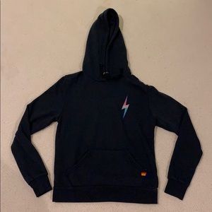 Aviator Nation Multicolored Bolt Pullover Hoodie